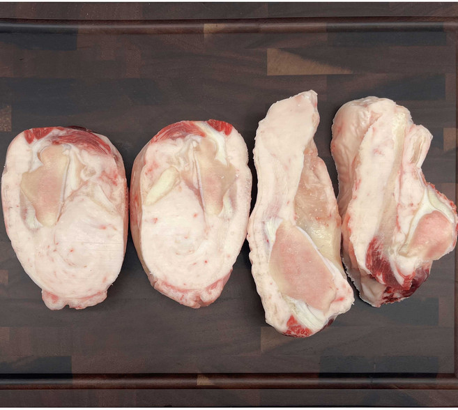 [농협안심한우] [냉동] 1등급이상 한우 도가니 1kg내외 (1벌) (절단) 실속 도매용 몸보신 보양식 스지, 1개, 1kg