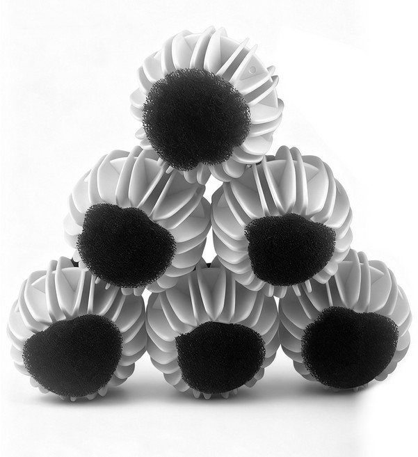 ADNEWX 고양이 털제거 세탁볼 미니 세탁볼 감김 방지 볼 강아지 고양이 겸용 엉킴 방지 볼 방지 세탁기 겸용, 6개, 블랙