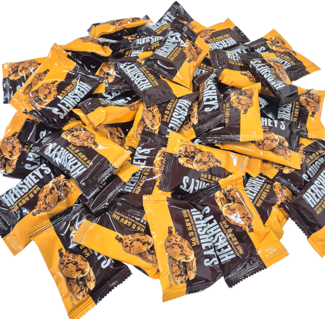 라니몰 허쉬 초콜릿칩쿠키 초코쿠키 초코칩 대용량 40개(개별포장), 650g, 1세트