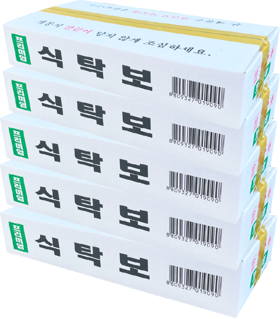 정담아 국산 프리미엄 식탁비닐 생활용 테이블 커버용 비닐 방수비닐 일회용 식탁보 평판형 250매 5개입, 5세트, 250개