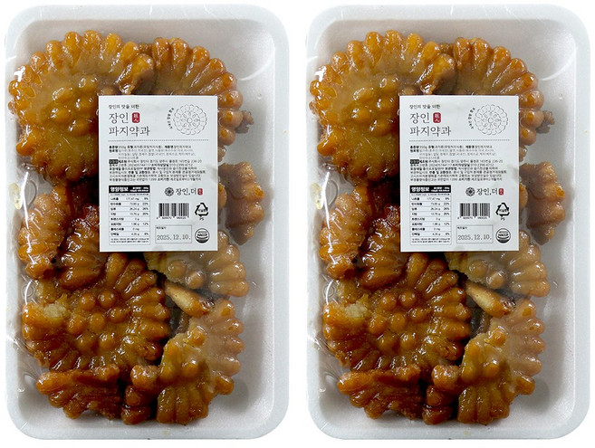 장인더 약과 겉바속촉 수제 파지 약과 350g, 2세트