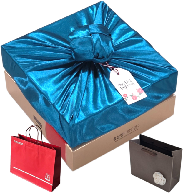 정관장 홍삼정 30포 선물세트 보자기 포장 쇼핑백 포함, 1세트, 300ml