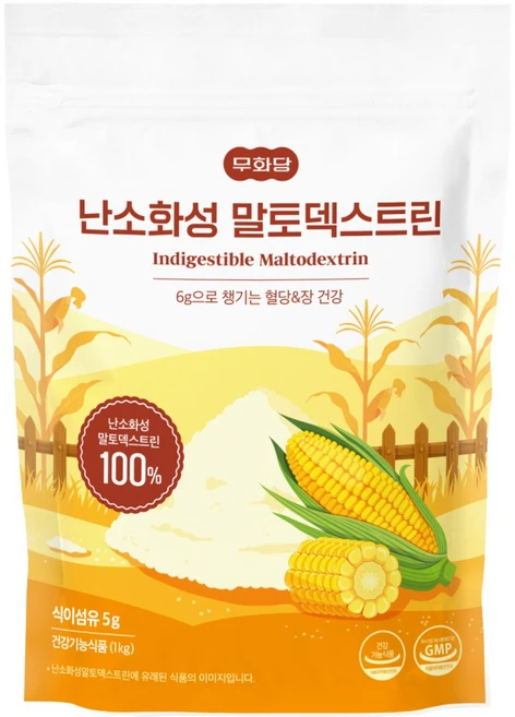 [무화당] 난소화성 말토덱스트린 100% 식이섬유 쾌변 변비예방 차전자피 분말 글루텐프리, 1kg, 1개 - 쿠팡