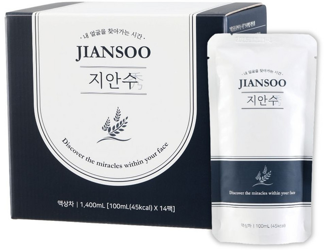 이퓨니드 지안수 호박차 붓기차 파우치 100mg, 14포, 100ml