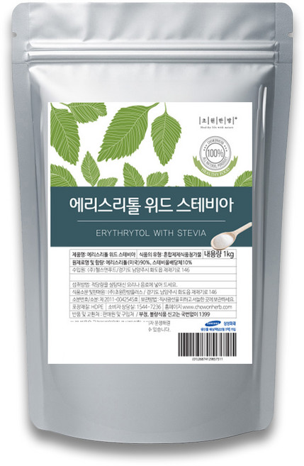 초원한방플러스 에리스리톨 위드 스테비아 500g, 1개