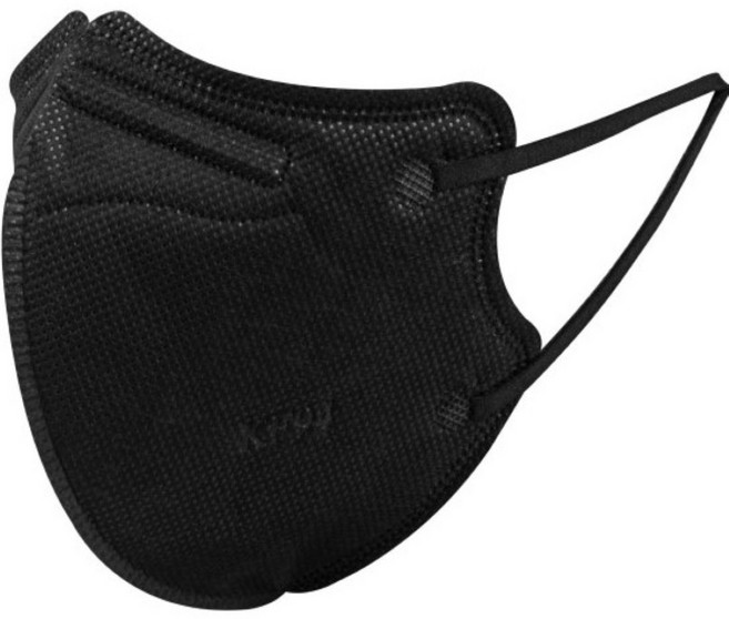 오늘출발 새부리형 프리미엄 kf94 각인 마스크 대형 50매, 1개입, 50개, 블랙