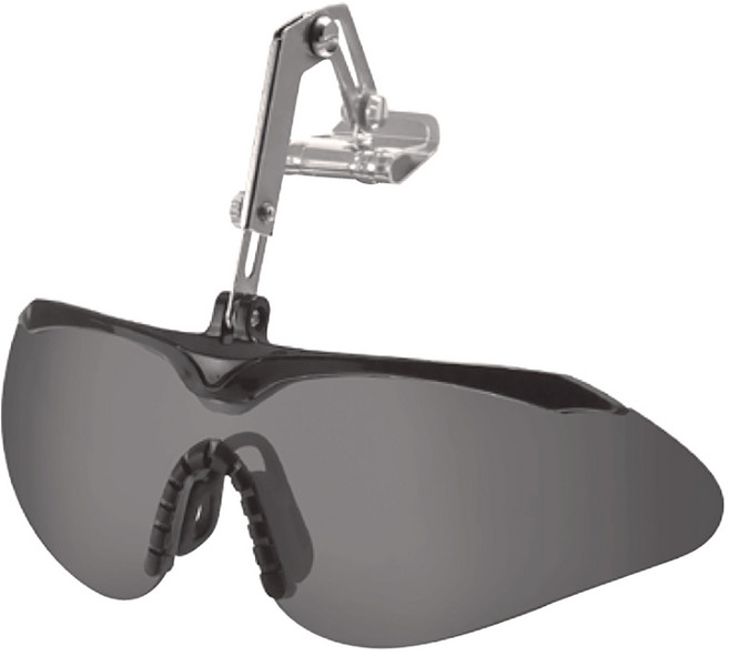 오토스 안전모 헬멧 장착 클립형 보안경, GRAY, 1개