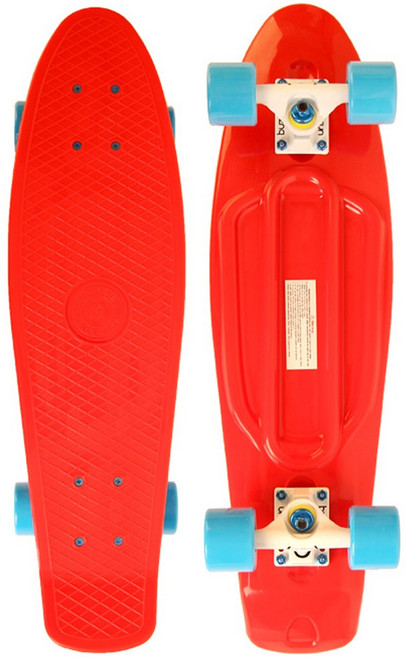 버즈런 KC인증 크루져보드 68cm(27")안전인증제품 + 티툴, 레드, 1개