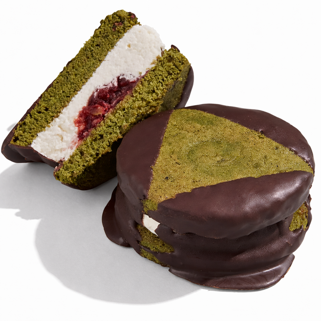 답례품/디저트선물 광주 건강한 수제 초콜릿 쑥스 초코파이 3개 선물세트 (쑥 인절미 통팥), 1세트, 270g