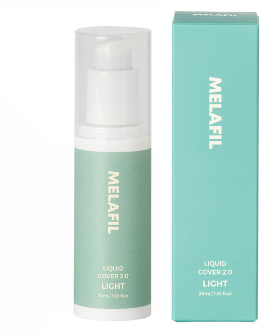 멜라필 백반증커버 리퀴드 라이트 다크 세트 국내제조 넓은부위 커버 흰색반점 커버제, 라이트+다크 세트, 1개