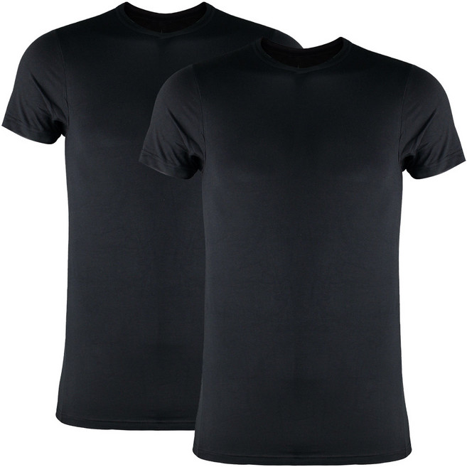 BYC 보디히트 발열내의 남자 반팔티셔츠 2매세트 내복상의 언더셔츠