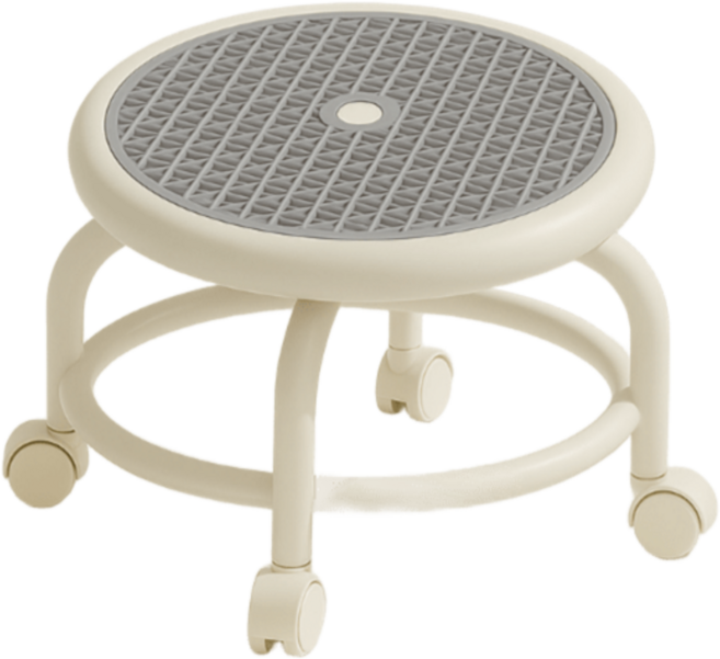 웨일릿 앉은뱅이 바퀴의자 작업용 통풍형 에어메쉬, 애쉬그레이