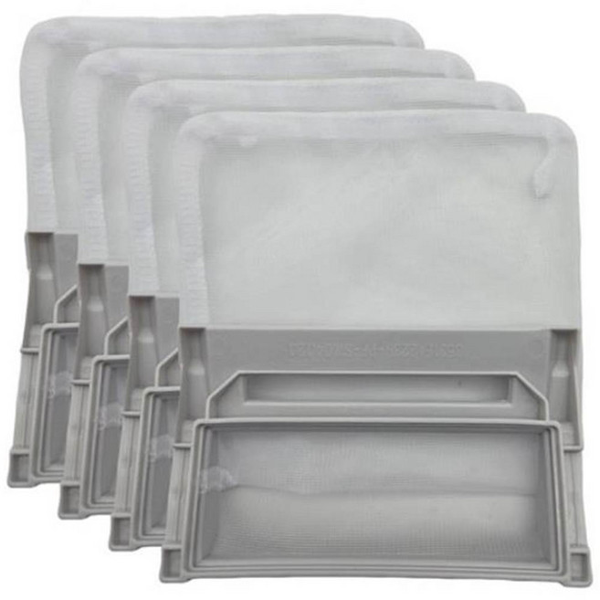 엘지 세탁망 통돌이 LG세탁거름망 4개 엘지 세탁기 필터, 화이트