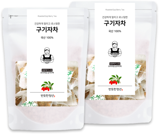 국산 구기자차 생분해 티백 HACCP 인증, 2개, 30개입, 1g