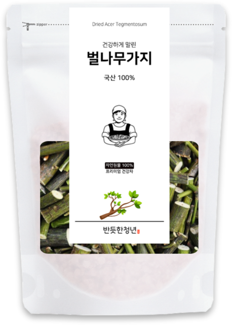 반듯한청년 국산 벌나무가지 차 세척 건조 햇 말린 것 산청목 산겨릅나무, 05_벌나무가지 차 국산 300g, 1개입, 1개, 300g