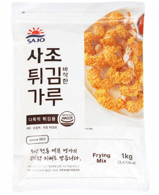 맥선 튀김가루 1kg 10개입 사조 동아원, 10개