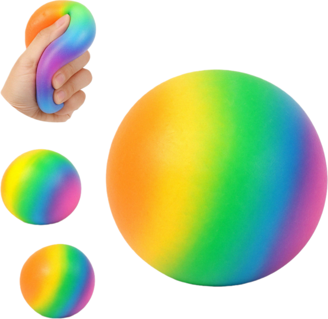 비와이 컬러풀 스트레스 볼 무지개, 1개