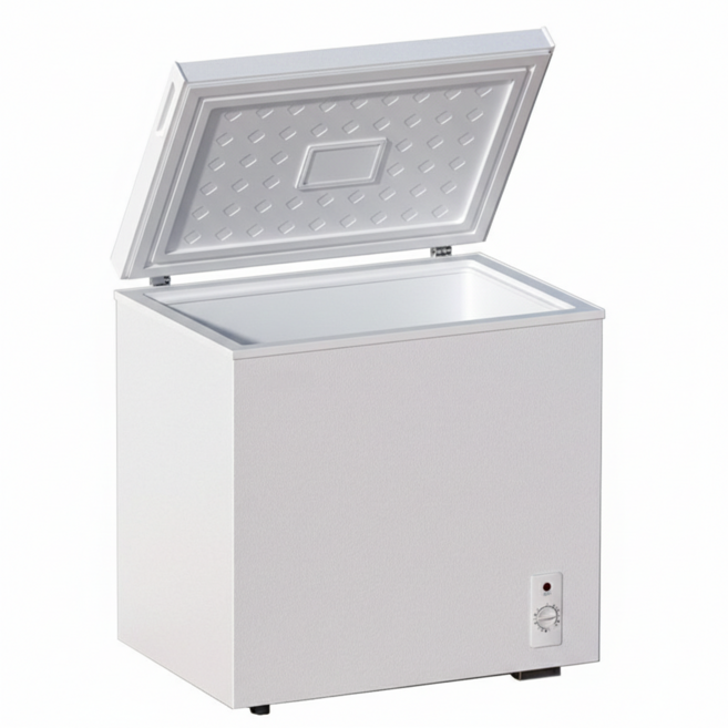 정온담 소형 김치냉장고 미니 뚜껑형 1인용 냉동고 겸용 김치 냉장고, 150L, 화이트