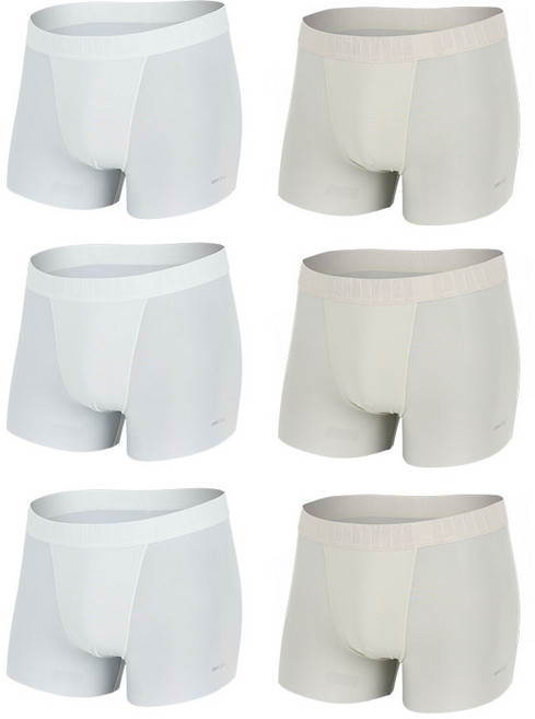 NEW 최신상/빅사이즈 포함 [푸마 바디웨어] 남성 클린 스킨 프리컷 드로즈 6종 세트 (화이트 에디션)