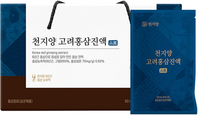 천지양 6년근 고려홍삼진액 30p, 1.5L, 2박스