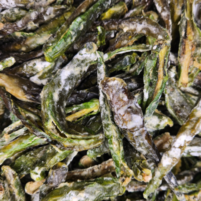 쪄서 말린 고추부각500g (튀기지 않은 제품), 1개, 500g