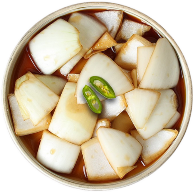 터줏대감 국내산 양파 장아찌, 500g, 1개