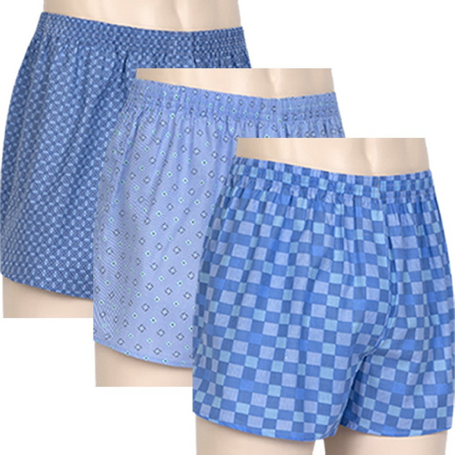 언더라인 국내산 순면100% 트렁크 팬티