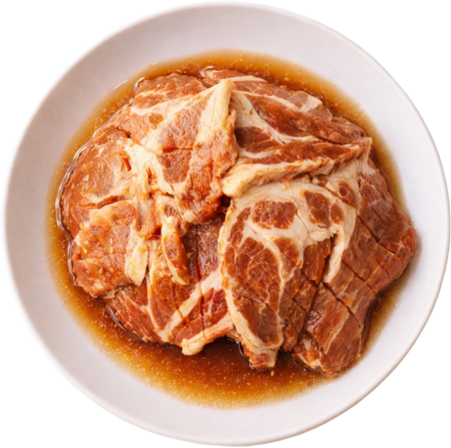 홍이갈비 수제 돼지갈비 맛 돼지양념구이, 800g, 2개