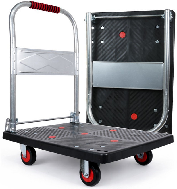 [2세대] 픽슈 특대형 무소음 구르마 접이식 구루마 녹방지 대차, 1개