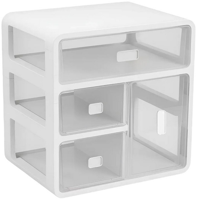 블루밍유 다용도 약통 수납 정리함, 화이트, 1개