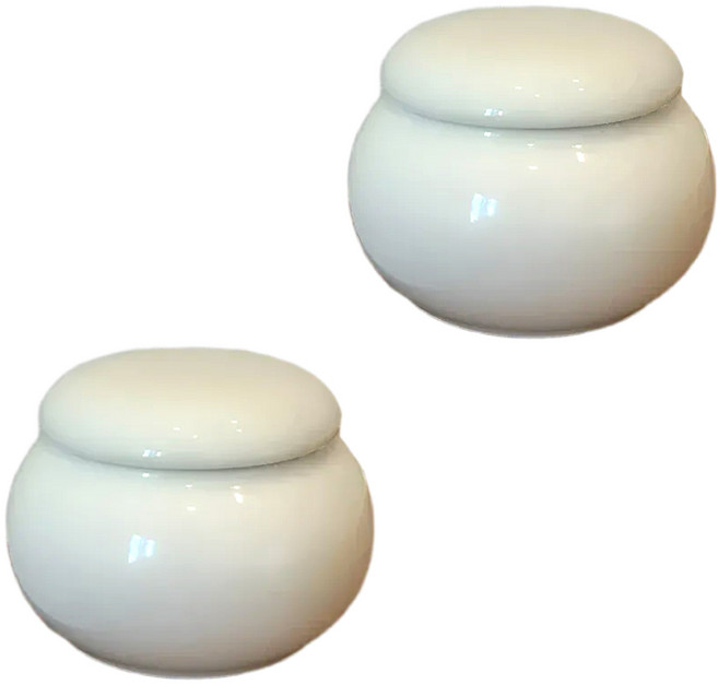 워니미니 달항아리 소금단지