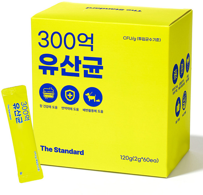 더스탠다드 300억 강아지 고양이 유산균 영양제 프로바이오틱스 프리바이오틱스, 1개, 장건강/유산균, 60회분