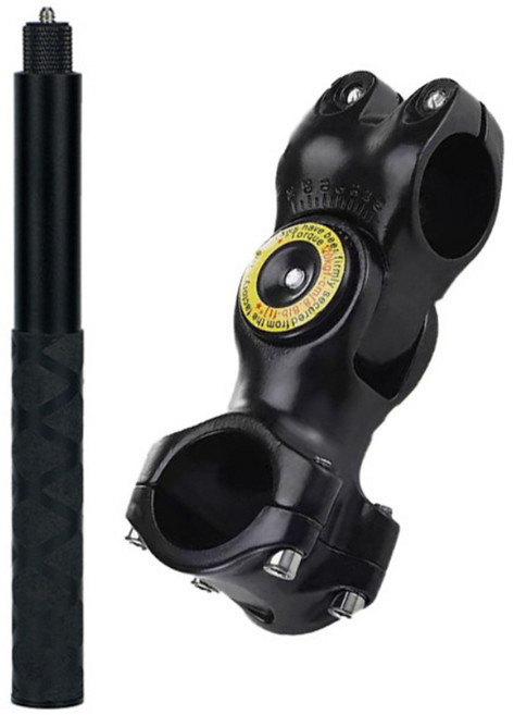 인스타360 호환 모터바이크 키트 클램프 셀피스틱 세트 자전거 고프로 액션캠, 1개, C16+AC5115(A80+A102)