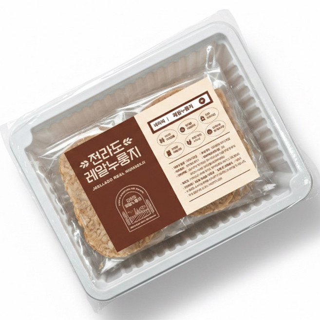 전라도레알 귀리누룽지 포켓 누룽지 칩 과자 스낵 100% 국내산 간식 낱개포장, 8.5g, 1박스