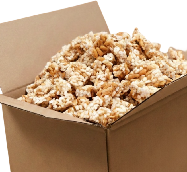 고소함을 꽉 채운 쌀강정 30년 전통의 수제 땅콩범벅 오꼬시 쌀땅콩강정 대용량, 1개, 3.4kg