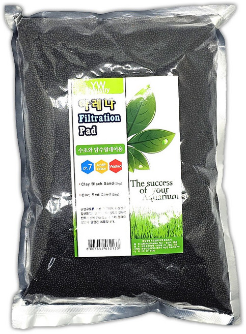 미미네스톤 YW 블랙샌드소일 1mm 3kg (어항바닥재), 단품, 1개