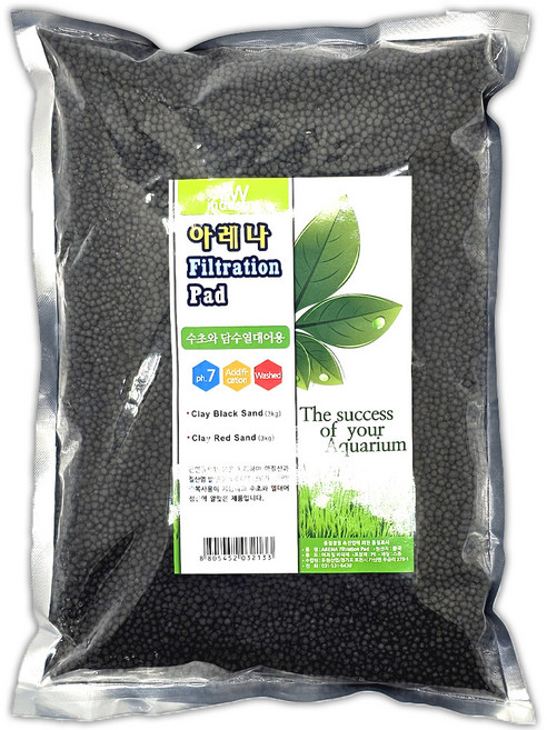 미미네스톤 YW 블랙샌드소일 3mm 3kg (어항바닥재), 블랙, 1개