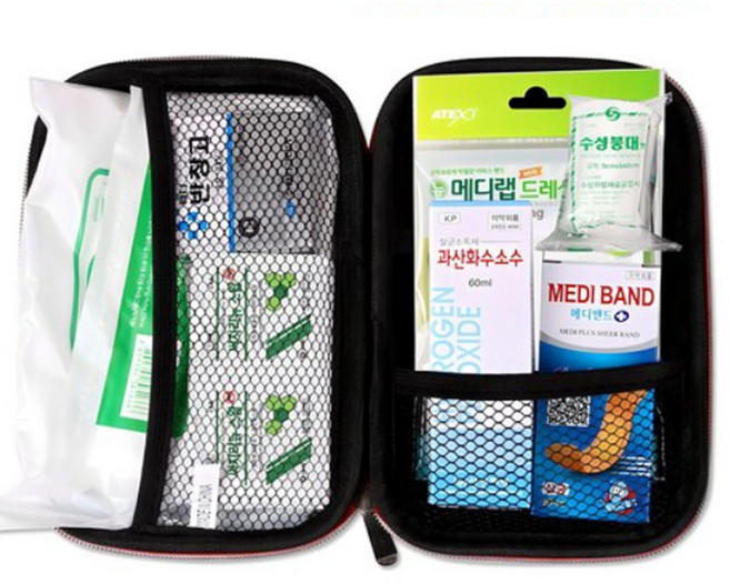구급낭 파우치 구급가방 응급키트 세트, 8종, 1개