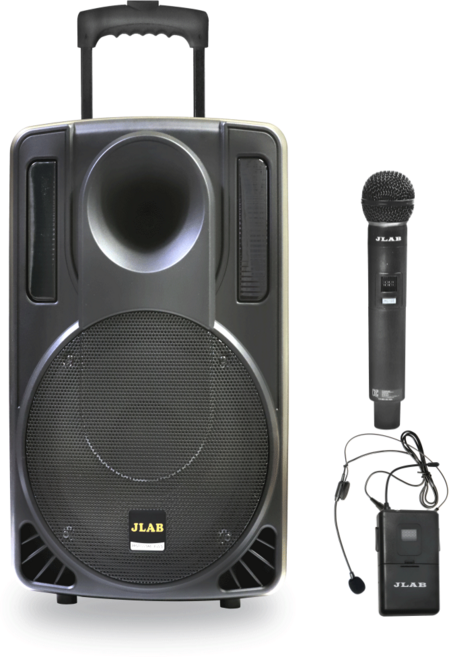 사운드바이 이동식 앰프 스피커 8인치 행사용 180W 무선 마이크 2개, 핸드1개+벨트팩(헤드)1개