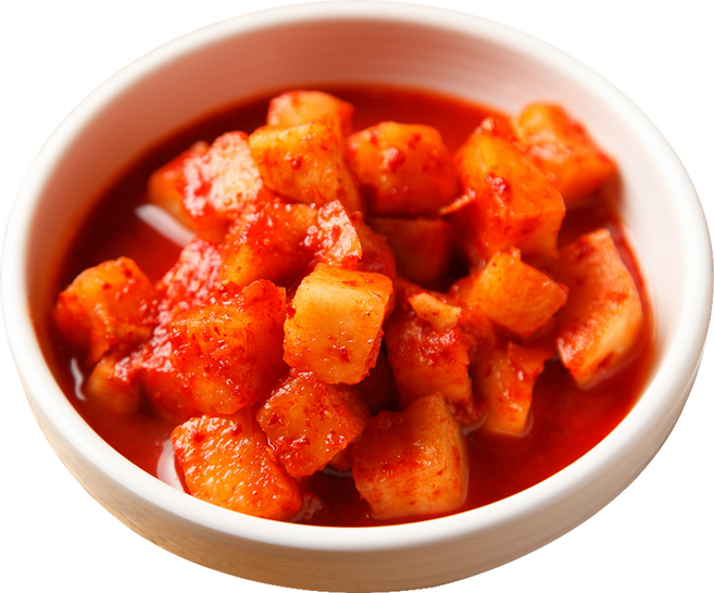 [국산 무] 해성 미니 깍두기 - 아이스박스, 10kg, 1개