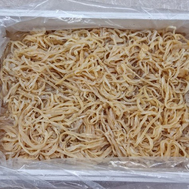 해파리 8kg (실중량 8kg) 무염 양장피 해파리 냉채 족발 무침 양념 업소용 대용량, 8kg(황색,실중량), 1개