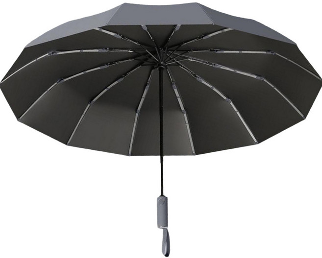 리디아 튼튼한 대형 3단 원터치 자동 우산 암막 양산 겸용 105cm