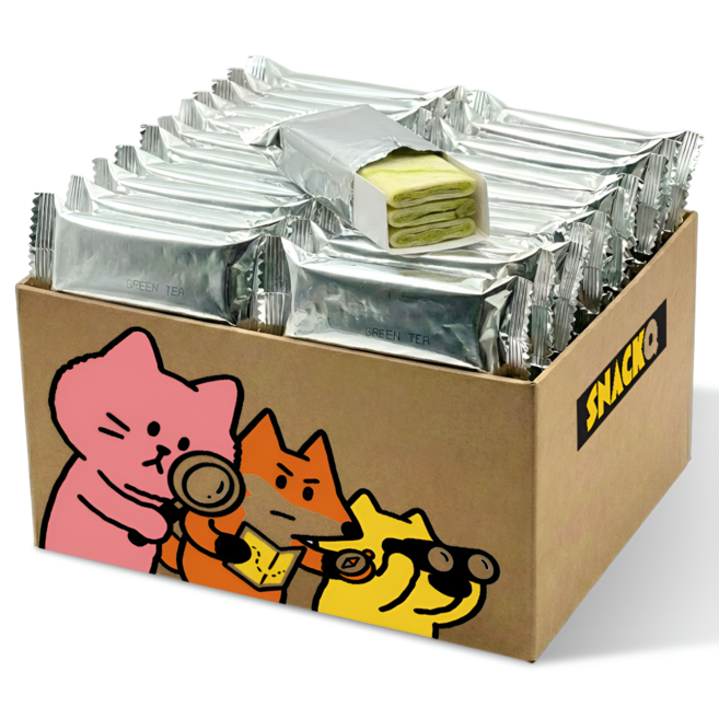 과자왕 노브랜드 크레페 (개별포장) 대용량 낱개포장 사무실 간식, 28개