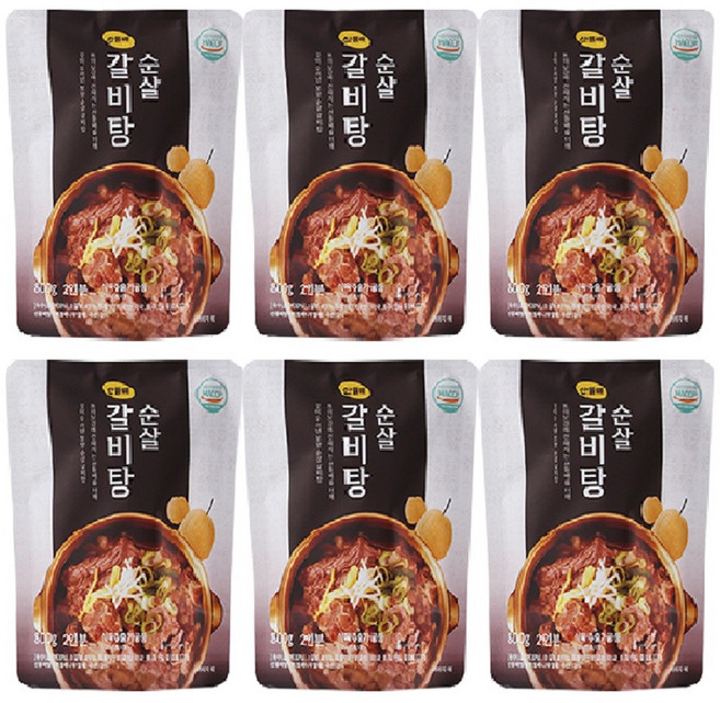 산똘배 순살 갈비탕 뼈없는 산돌배, 4.8kg, 1개