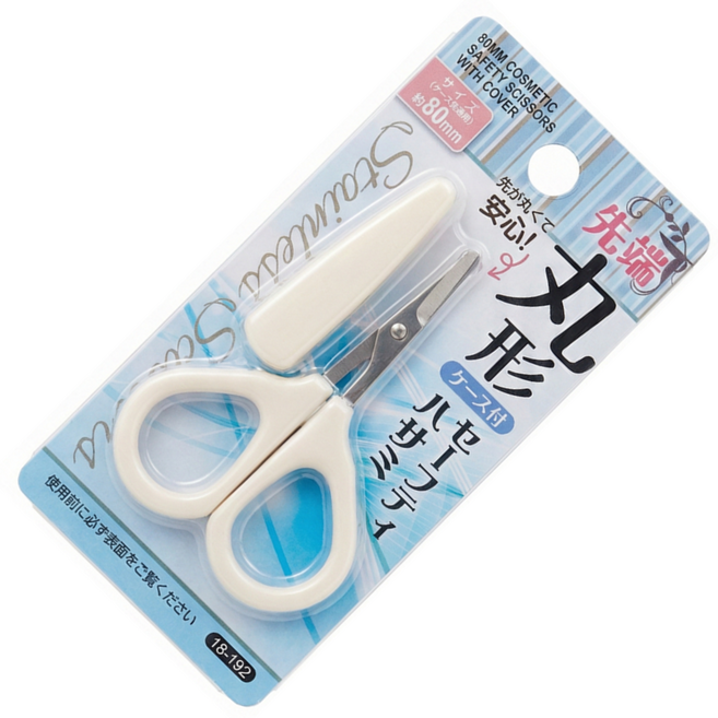 둥근 날 안전 코털가위 일본 직수입