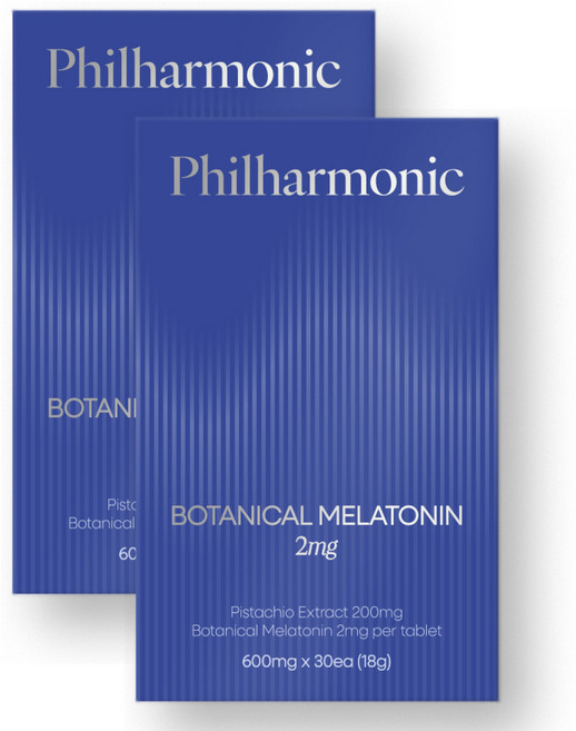 필하모닉 식물성 멜라토닌 히알루론산 콜라겐 이너뷰티, 2개, 30정