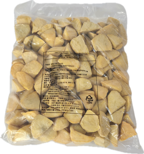 냉동 유탕 고구마 2kg 맛탕 업소용, 1개