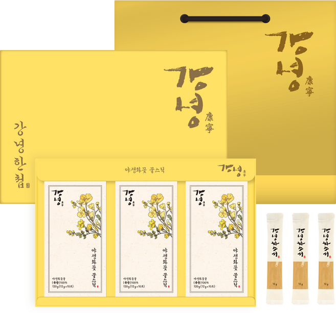 강녕 야생화 꿀스틱, 30개, 12g