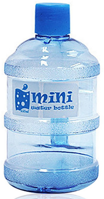 토탈하우스 손잡이 미니생수통 650ml 손잡이물병 1개, 1P-손잡이-미니생수통(투명블루)