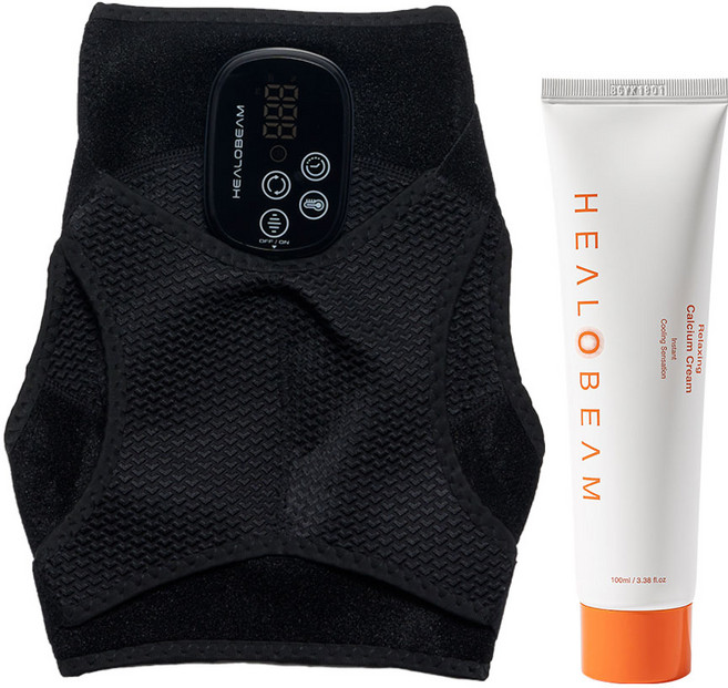 힐로빔 근적외선 어깨 찜질기 마사지기 온열 회전근개 숄더빔, 케어팩(숄더빔1개+칼슘크림1개)